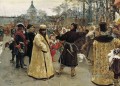 arrival tsars piotr and ioann 1900 Ilya Repin
